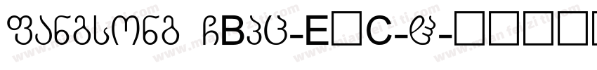 fangsong GBpc-EUC-H字体转换